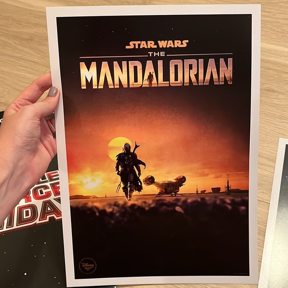 Disney Store Star Wars Lithos - Mandalorian, The Last Jedi, Jedi Fallen Order - Picture 2 of 5